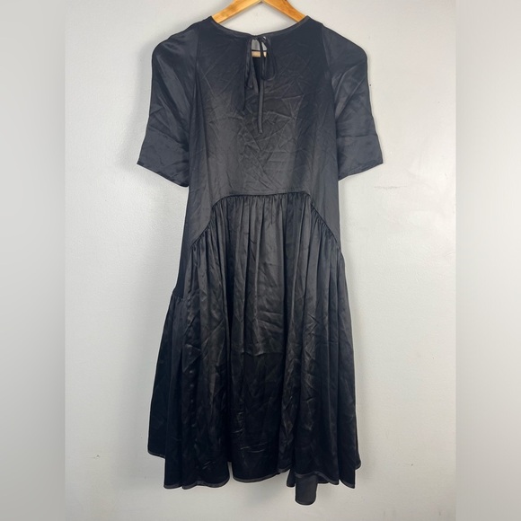Cecilie Bahnsen Annabella Black Silk Dress size 4 - Picture 10 of 11